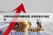比特币合约杠杆倍数选择_比特币合约5倍杠杆