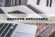 亚联股份区块链_亚联股份区块链概念